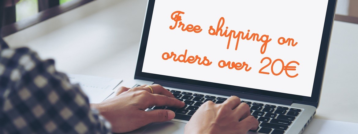 Free shiping on orders over 20€